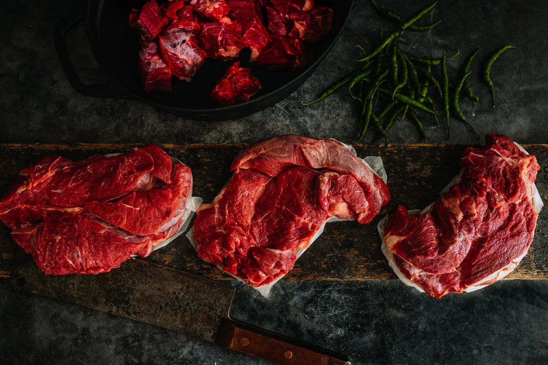 Braising Chuck Steaks, 2.5 - 3kg total