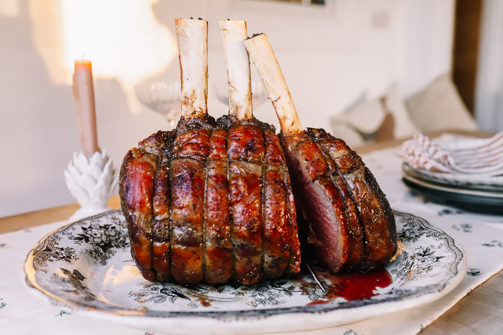 Christmas Rib Roast (bone-in), French Trimmed and Dry Aged