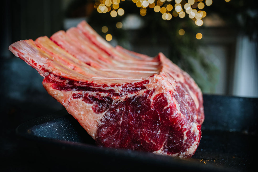 Christmas Rib Roast (bone-in), French Trimmed and Dry Aged