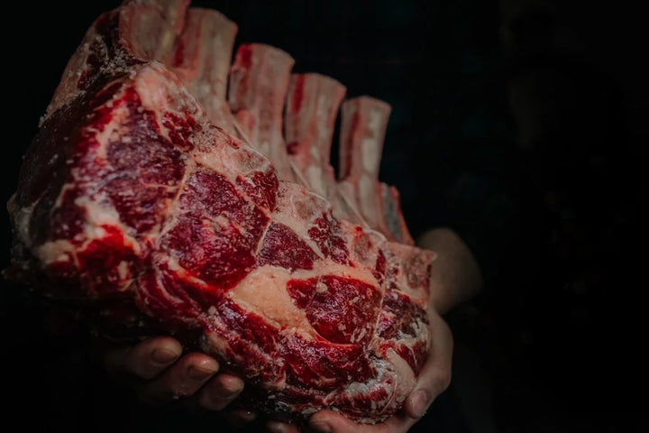 French Trimmed, Dry Aged, Standing Prime Rib Roast (bone-in)