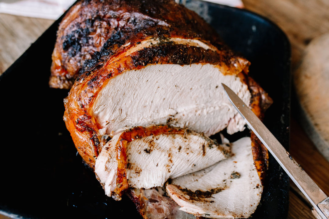 Bone-In Crown of Black and Bronze Turkey - Dry-Plucked, Free Range, and Dry-Aged